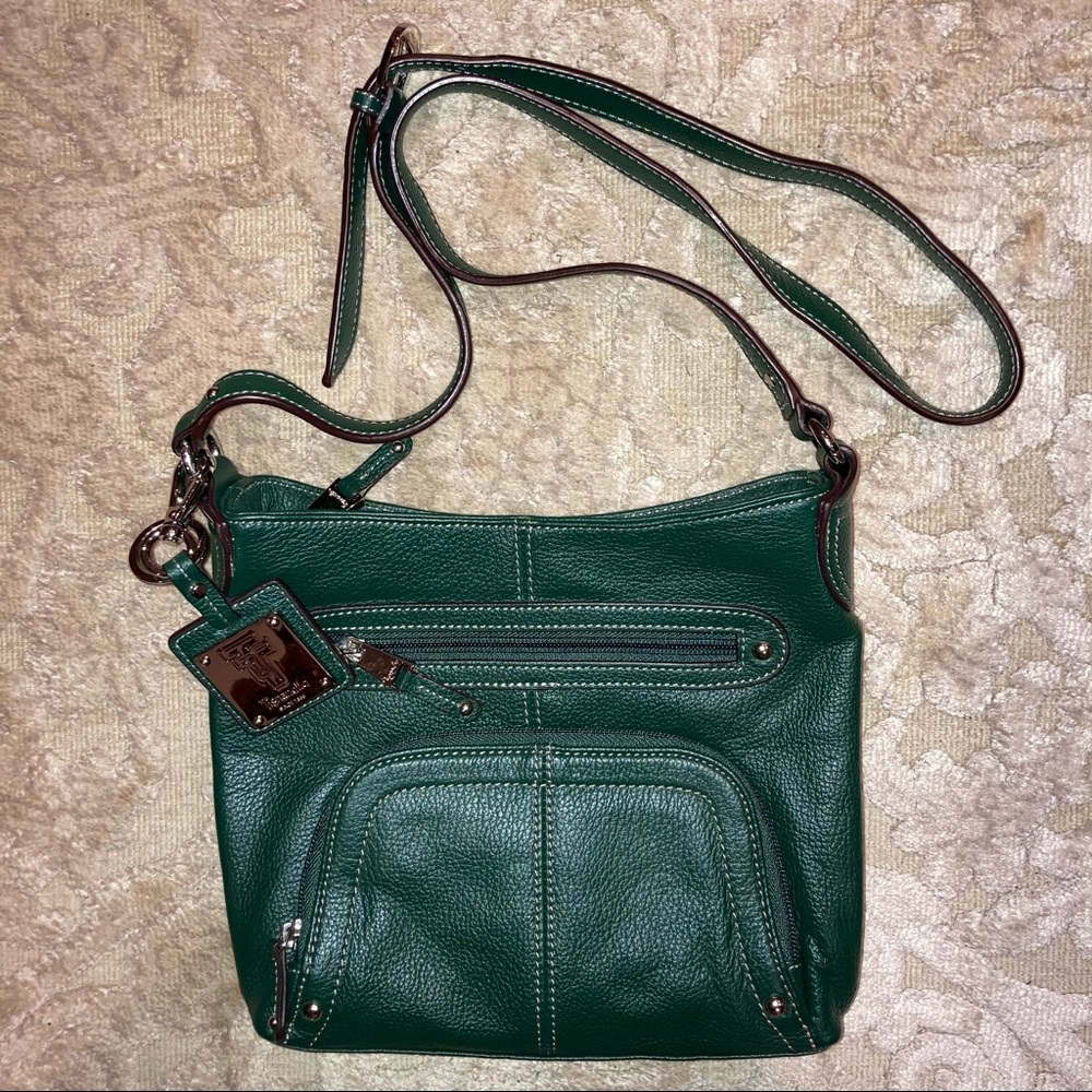 Vintage Tignanello Handbag and Keychain Set